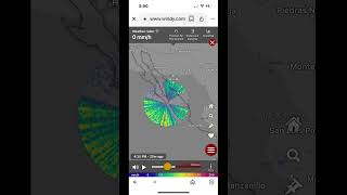 Weird weather anomaly Near Baja,California 2024