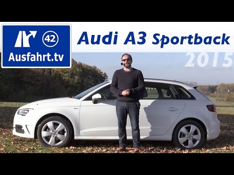 2015 Audi A3 Sportback 2.0 TDI (Vor-Facelift) - Fahrbericht der Probefahrt Test Review