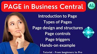 Download lagu Page in Business Central | Technical consultant | BC complete video tutorial | Page components mp3