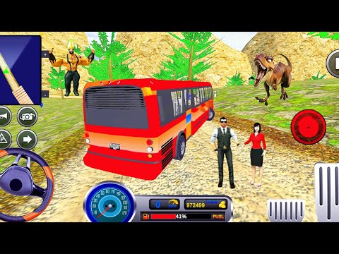 Real Uphill Offroad Bus Driving Simulation 2022 - Android Gameplay