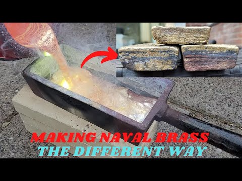 Making naval brass a different way - Devil Forge