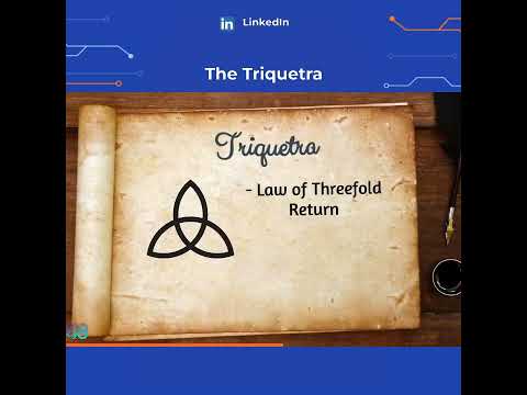 the Triquetra symbol meaning #spirtuality #symbols #mythology #shorts