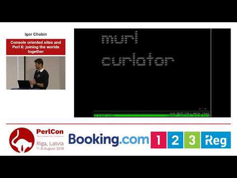 Igor Chubin. Console oriented sites and Perl 6: joining the worlds together