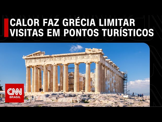 Calor faz Grécia limitar visitas em pontos turísticos | CNN 360º