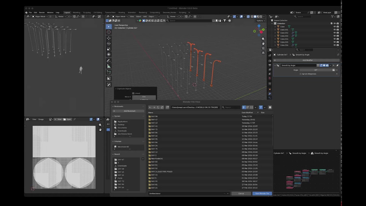 🔴 100 Days of 3D Modelling for CGTrader | Day 47 | STREET LIGHT