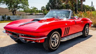 Video Thumbnail for 1965 Chevrolet Corvette Convertible