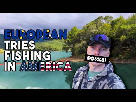 I Tried FISHING in AMERICA as EUROPEAN  - CHALLENGE #fishing #lurefishing #bassfishing
