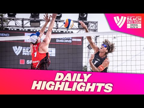 Daily Highlights Men's - Day 1 | Highlights Doha 2023 #BeachProTour"