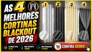😱 As 4 Melhores Cortinas Blackout de 2026! Durma Melhor e Economize!