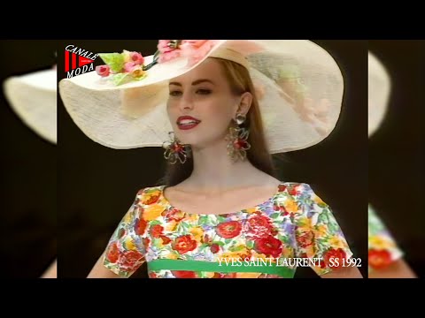 YVES SAINT LAURENT Spring Summer 1992 Paris - Canale Moda