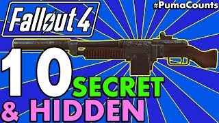 Top 10 Best Hidden or Secret Guns and Weapon Locations in Fallout 4 #PumaCounts