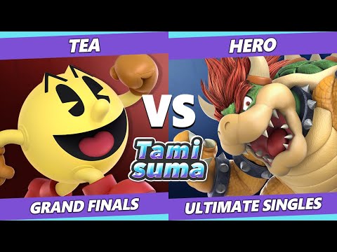 TAMISUMA 220 GRAND FINALS - Tea (Pac-Man) Vs. Hero (Bowser) SSBU Smash Ultimate