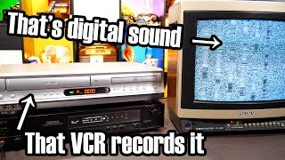 Digital audio needed videotape to be possible - and the early days were wild!