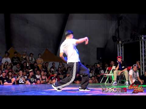 Popping Student Side Judge Solo - Gucchon (JPN) | 2014 FUNKZILLA GAME WORLD FINAL