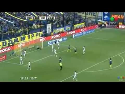 Gol de Darío benedetto Boca Juniors vs quilmes 4-1