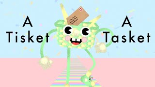 A Tisket A Tasket A green And Yellow Basket Song Lyrics - Sing Along for kids