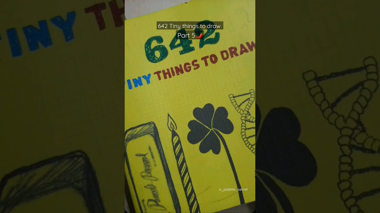 642 Tiny things to draw/Part 5🌶 #shorts #youtubeshorts #shortvideo