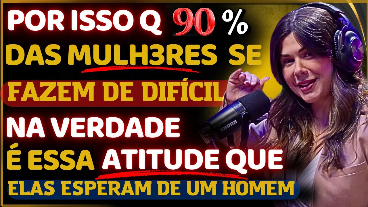90 % DAS MULH3RES QUANDO FALAM NÃO , NA VERDADE É ESSA ATITUDE QUE ELAS ESPERAM DO HOM3M / MARI VABO