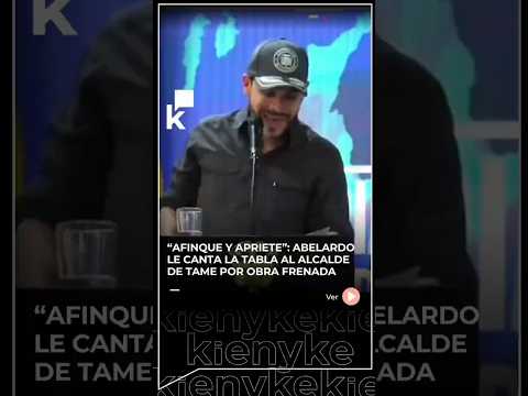 Abelardo De la Espriella reprende al alcalde de Tame por retrasos en planta de plátano