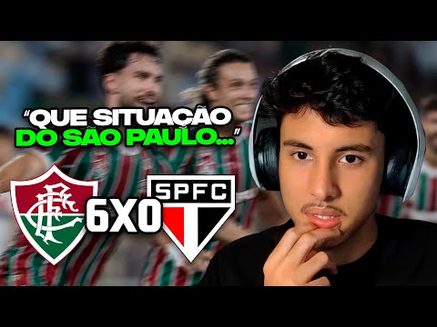 RENATO REAGE: FLUMINENSE 6 X 0 SÃO PAULO | MELHORES MOMENTOS | 35ª RODADA BRASILEIRÃO 2025