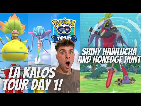 ✨Kalos Tour EARLY In Pokemon Go, Super Mega Raids and SHINY HAWLUCHA HUNT LIVE!✨