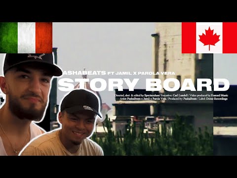 CANADIANS REACT TO ITALIAN RAP - PASHABEATS FT. JAMIL, PAROLA VERA - STORYBOARD