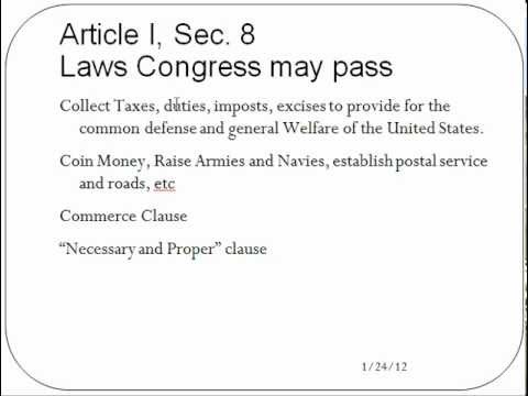 US Constitution Part 1