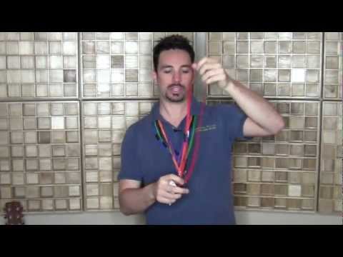 Breakaway ID Neck Lanyards Product Demo, 2137-5001 ,2137-50xx by Specialist ID.