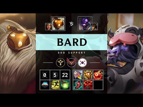Bard Support vs Alistar - KR Grandmaster Patch 25.19