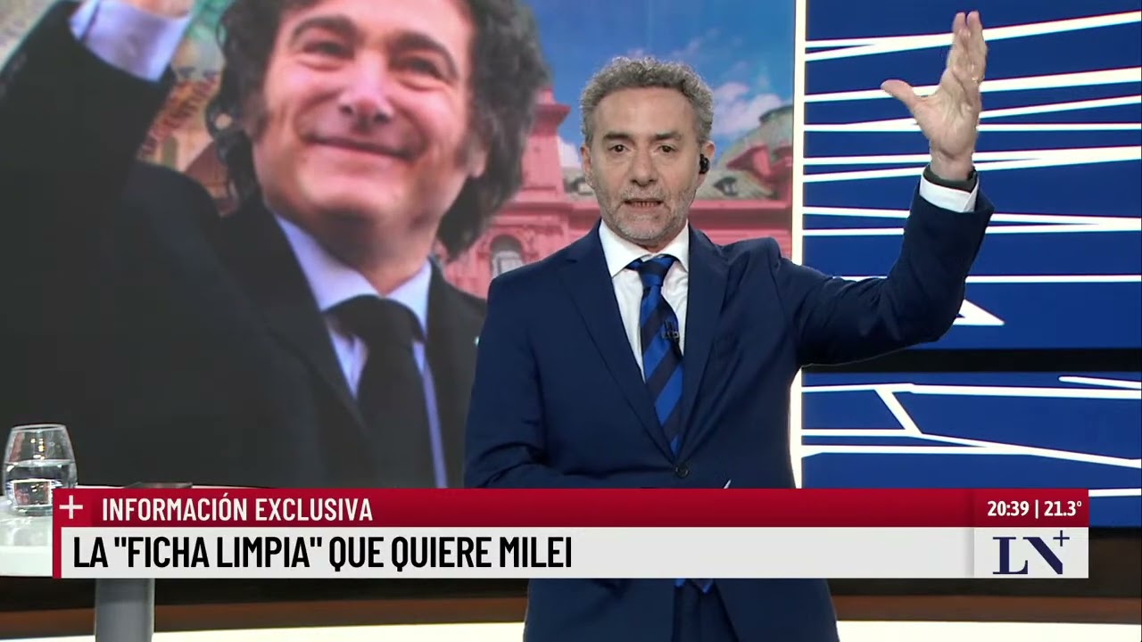 La "Ficha limpia" que quiere Milei. El editorial de Luis Majul
