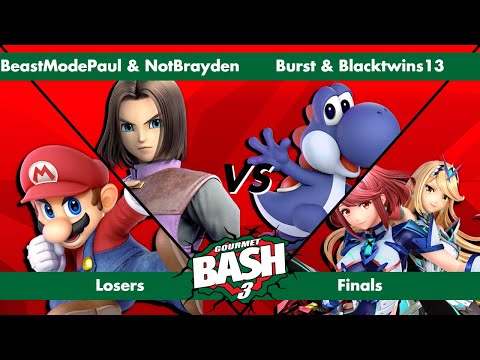 Gourmet Bash #3 - BeastModePaul/NotBrayden vs Burst/Blacktwins13 - Ultimate Dubs - Losers Finals