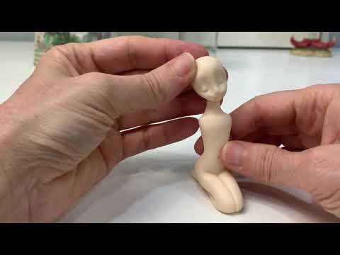 FAIRY IN A BOTTLE | clay modeling |  decorative art| El hada  en el jarro|