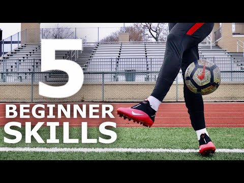 5 Easy Beginner Juggling/Freestyle Skills | Learn These Simple Football Freestyle Tricks