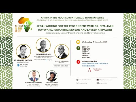 Africa in the Moot – Legal Writing for the Respondent