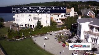 preview picture of video 'From Above: Nicolosi Dr. - Staten Island's Highest Priced Home Sale in History - RealEstateSINY.com'