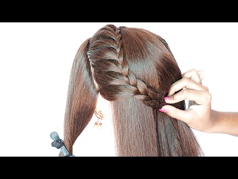 2 stylish hair style for summer | festive fishtail...