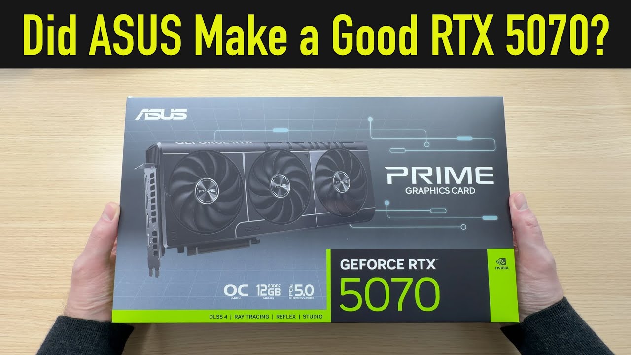 Noisy or Quiet? ASUS PRIME RTX 5070 OC Review