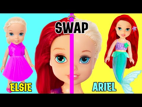 BODY SWAP! Elsie and Ariel get mixed up! Mermaid Stories for Kids | 1 Hour Video