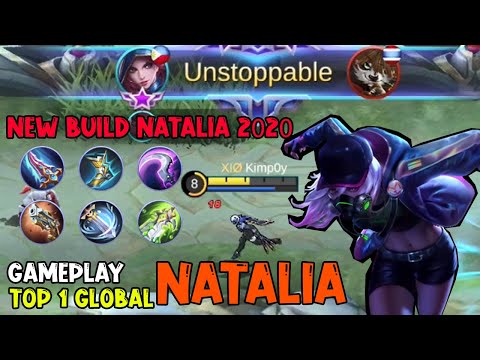 TOP 1 GLOBAL NATALIA GAMEPLAY II 88% Win Rate Natalia by Kimp0y -MLBB
