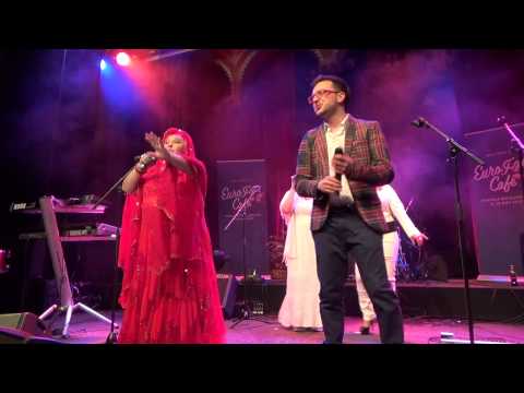 ESCKAZ live in Malmö:Esma and Lozano (Macedonia) Pred Da Se Razdeni at Macedonia/Bulgaria Party
