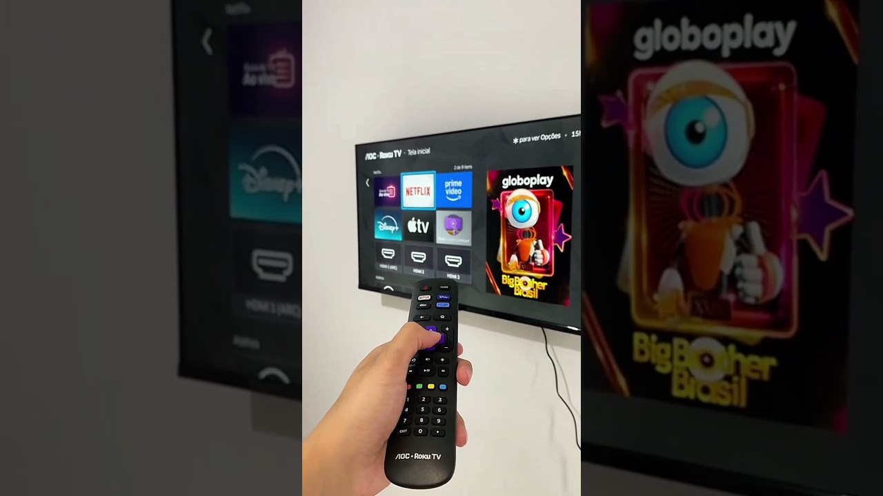 Miniatura da avaliação em vídeo de Smart TV AOC 40S5045/78G 40 polegadas Full HD Roku TV