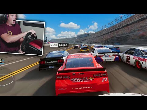NASCAR Heat 4 Gameplay with a Wheel!