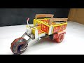 How To Make Matchbox Tuk Tuk Cargo At Home DIY Tuk Tuk Auto Rickshaw Powered By DC Motor