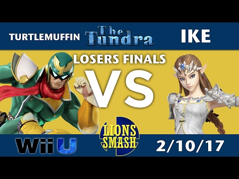 The Tundra #2 - Turtlemuffin (Falcon) vs Ike (Zelda) SSB4 Losers Finals - Smash Wii U - Smash 4