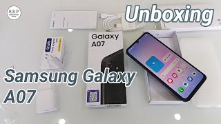 Download lagu Unboxing Samsung Galaxy A07 Black, Cara Setting Menu Awal Dan Kelengkapan Produk mp3
