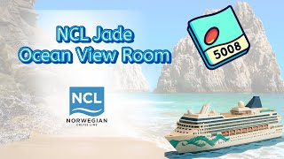 NCL Jade Ocean View Room Tour - 5008