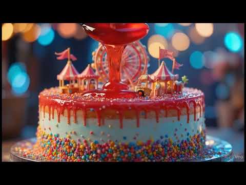 Carnival Ferris Park Cake #asmr #cakeasmr #asmrvideo 