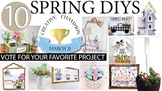 10 FUN Spring DIY Crafts | Creative Champion | Round 1