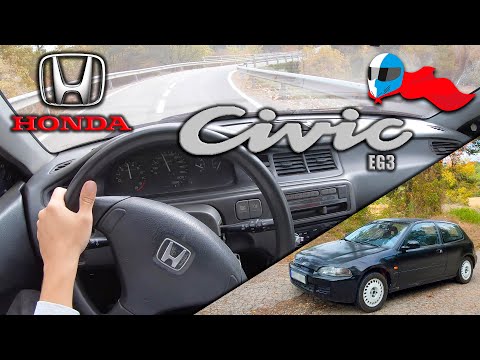 1992 Honda Civic EG3 1.3 16v (55kW) POV 4K [Test Drive Hero] #46 ACCELERATION, DRUG DEALER CAR,DRIVE
