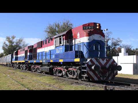 [4K] Mega-tren vacio de NCA con destino a General Deheza pasando por Marcos Juárez!!!!!!